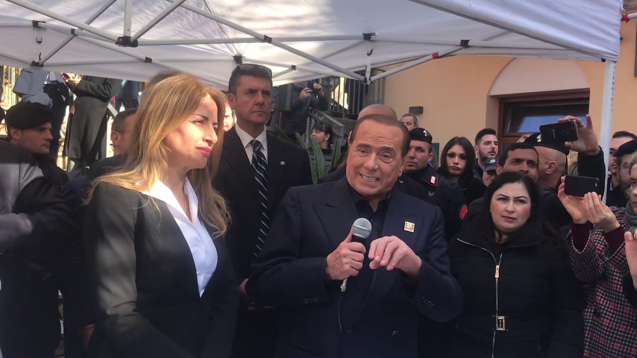 Berlusconi a Burcei 18 gennaio 2019