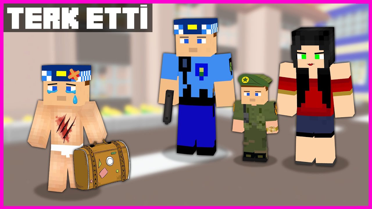 ÜVEY ANNE GERİ DÖNDÜ, BEBEK POLİS AİLESİNİ TERK ETTİ! 😥 - Minecraft ZENGİN FAKİR HAYATI