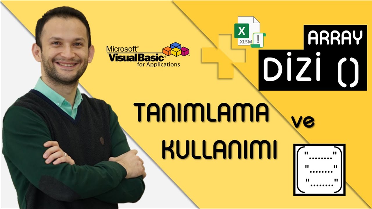 MS Excel'de Makro ile Dizi Tanımlama ve Kullanımı