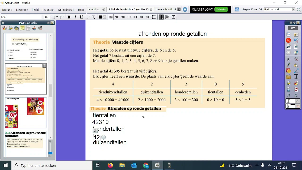 afronden ronde getallen
