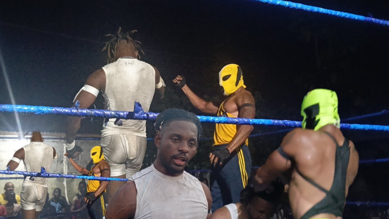 COMBAT CATCH CONGOLAIS ROBOT 600 VS MAÎTRE É NZANGE NZANGE LE MASQUE ALINGI ABOUKA ROBOT 600
