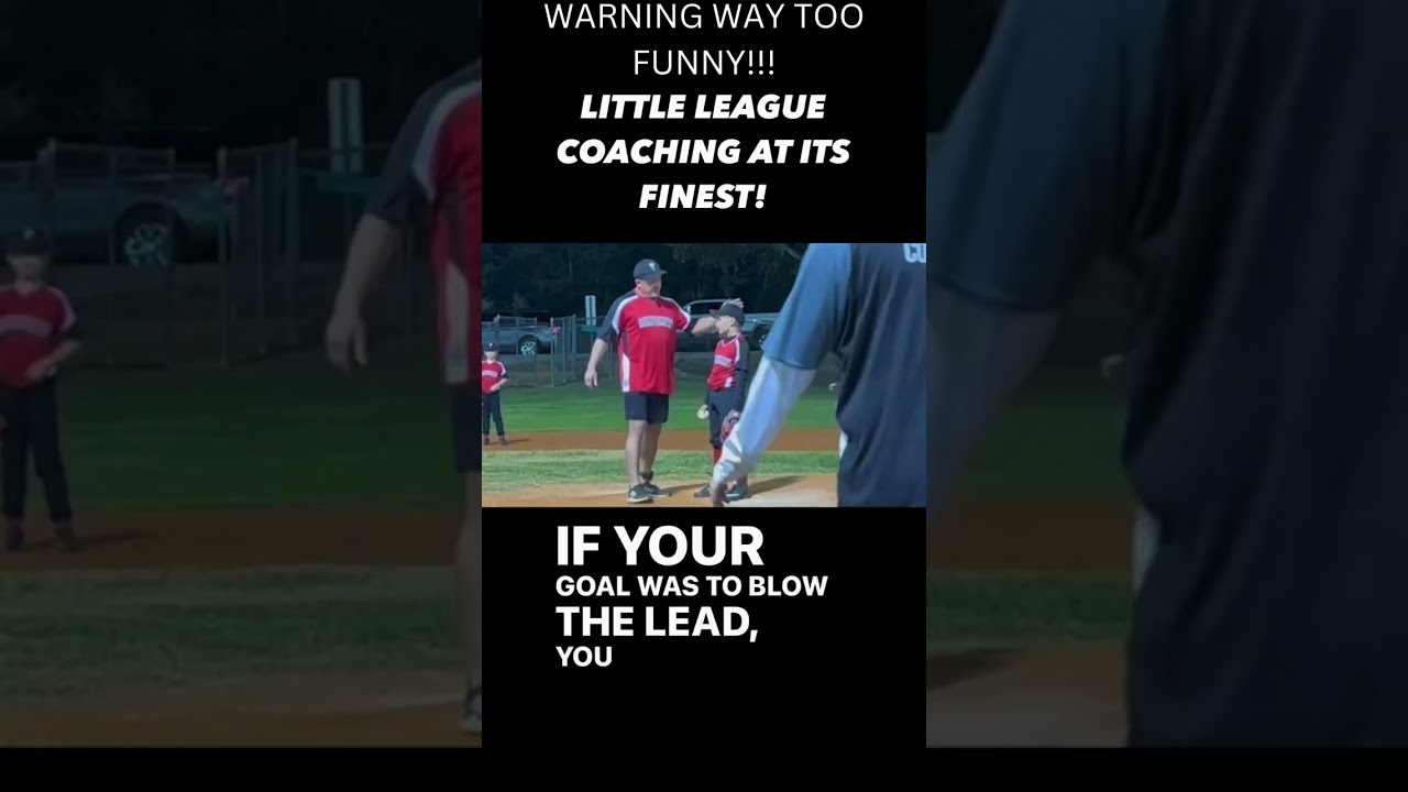 Krackin Shorts Little  league coaching at its best!!! WARNING WAY TOO FUNNY!!!