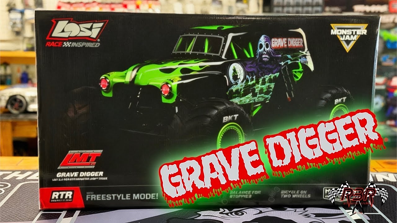Losi LMT 2.0 GRAVE DIGGER | **РАСПАКОВКА**