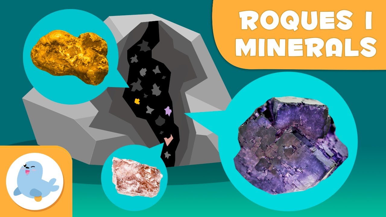 ROQUES i MINERALS per a nens - En qu&egrave; es diferencien? - Ci&egrave;ncies per a nens en catal&agrave;