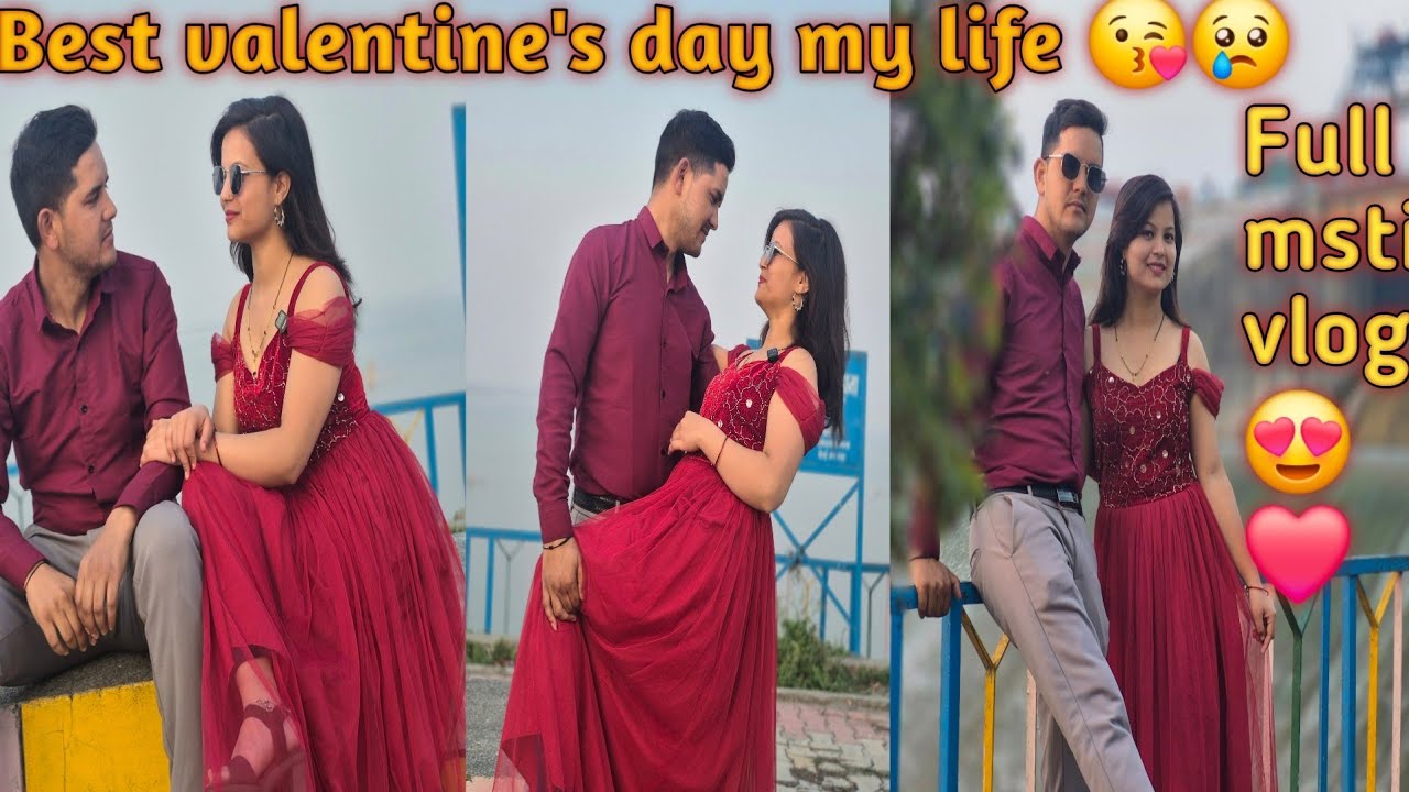 इतनी सुंदर जगह 😲😍 || best valentine's day my life 😘😍 || full msti vlog 🫣🤣|| @Official_chandni_sv 