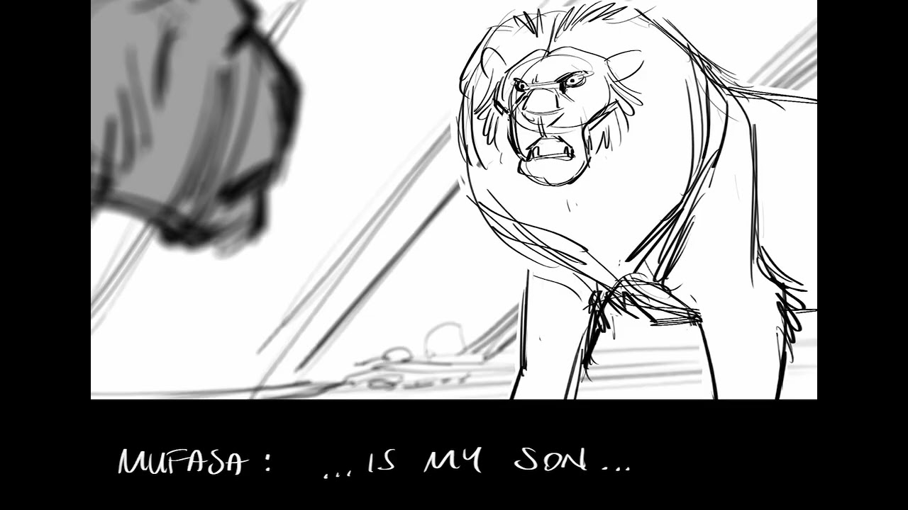 Lion King 2019 Storyboards