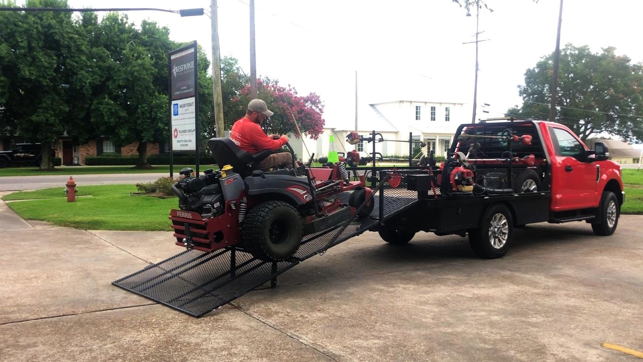 Real Time Mowing a Small Commercial Property