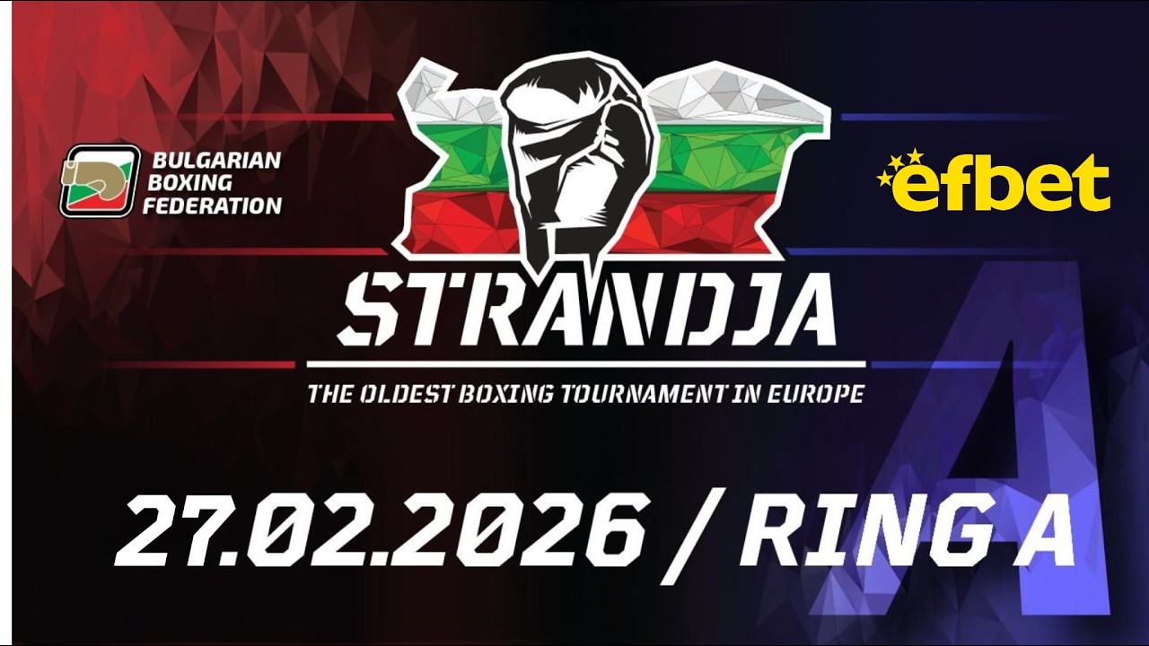 Ring A - 77th International Boxing Tournament Strandja 2026 - Quarterfinals
