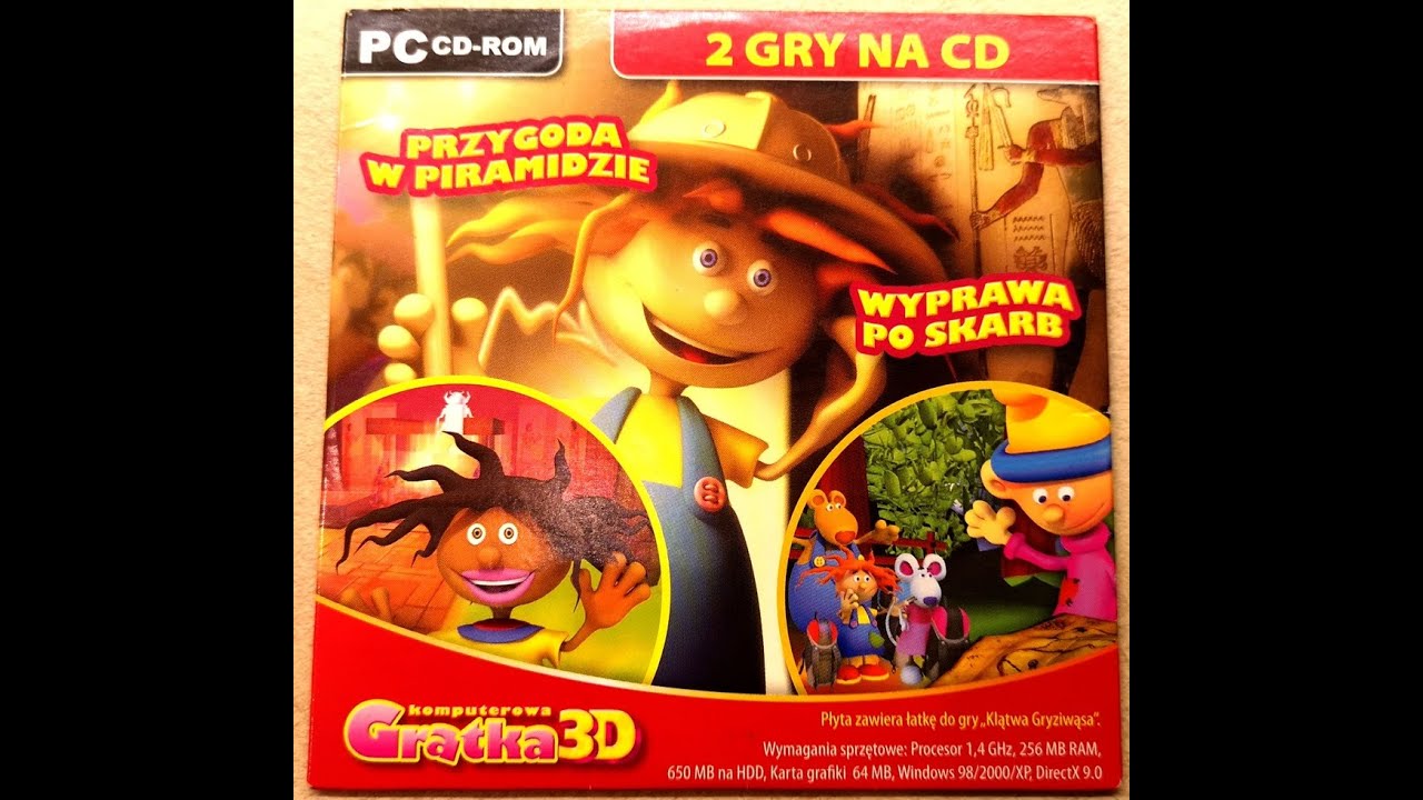 Komputerowa Gratka 3D (Tom 3 i 4) Wyprawa po skarb i Przygoda w piramidzie