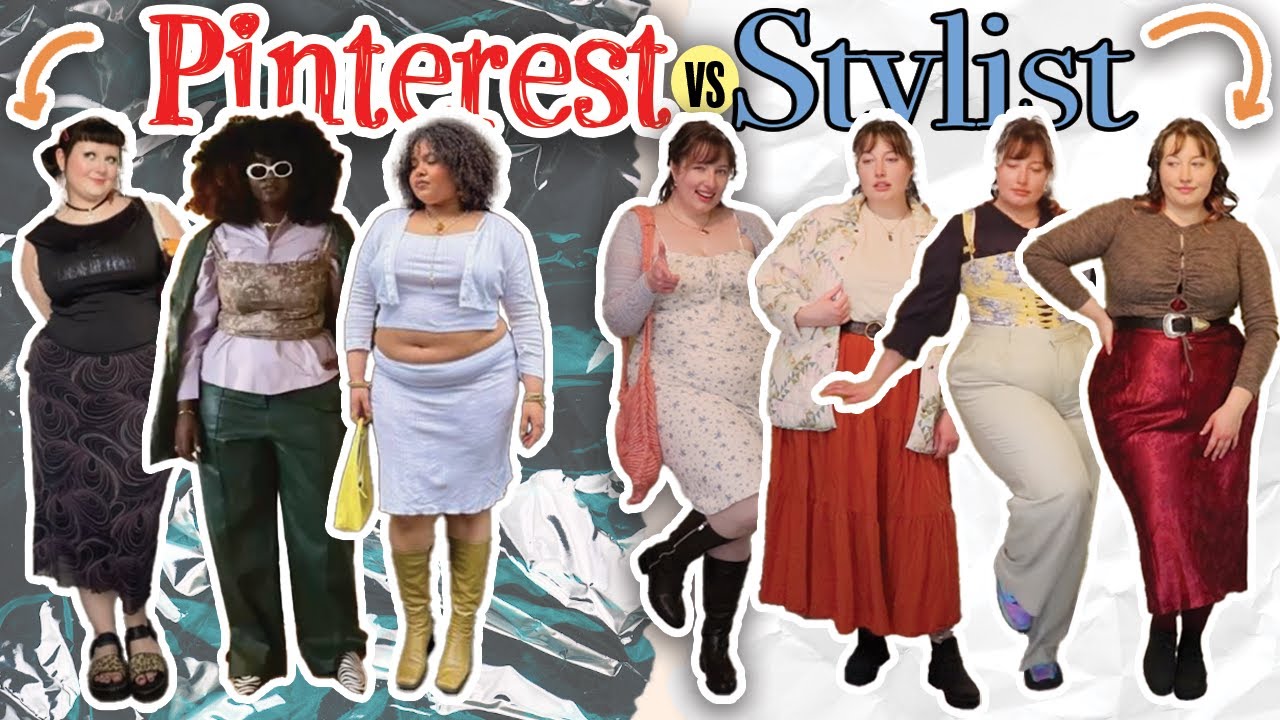 A former stylist recreates EARLY FALL midsize & plus-size Pinterest outfits | from my closet