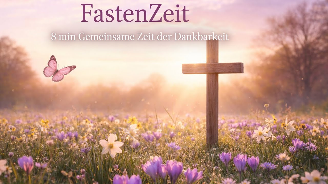 🌸🦋Einladung 💌 zur Fastenzeit | Lied 🎶 Blüte 🌸 der Gnade | 8 min in Gemeinschaft mit GOTT 🌟