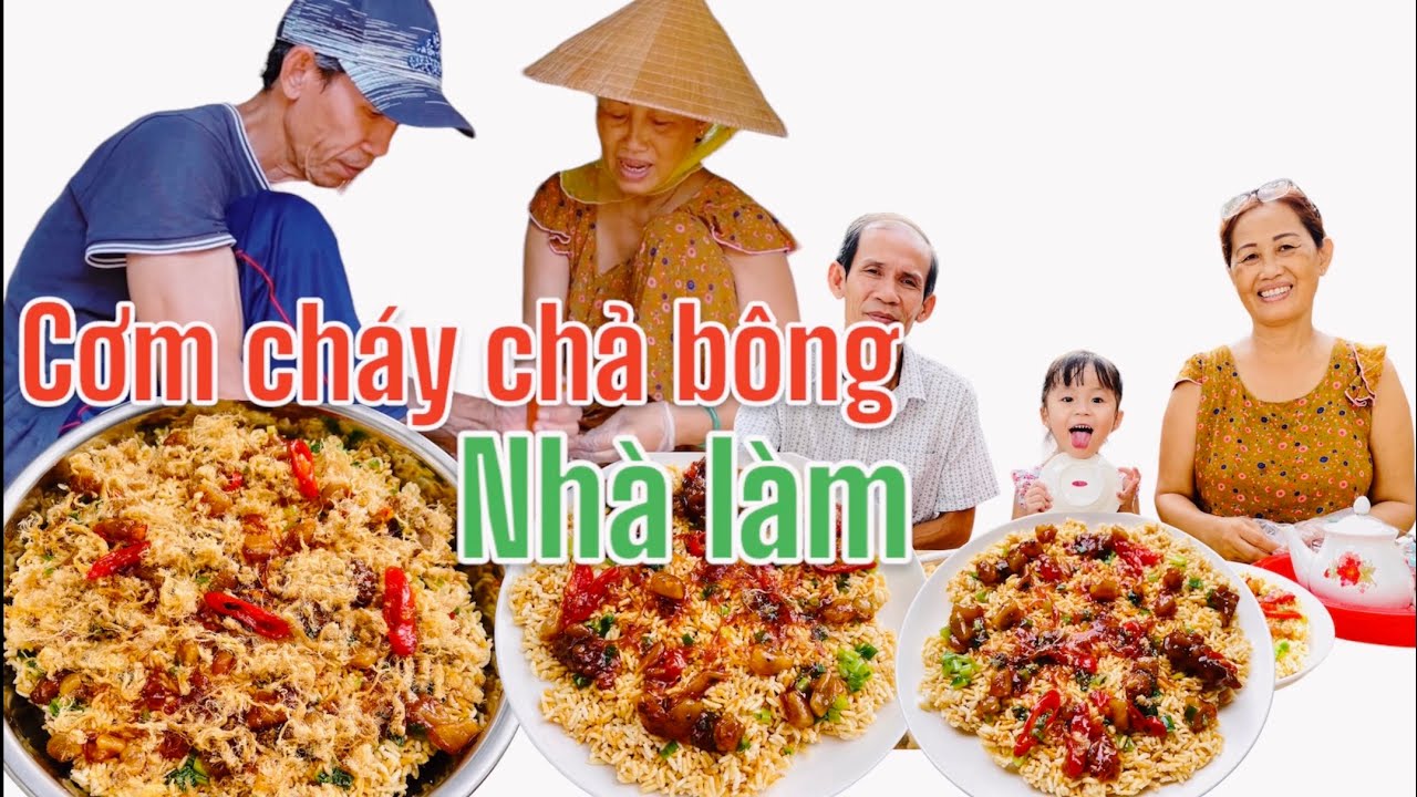 Bí Quyết Làm CƠM CHÁY CHÀ BÔNG Bằng MẠCH NHA Của Nội Ăn Cùng Tóp Mỡ Kho Quẹt Ngon Bá Cháy| CNMN T165