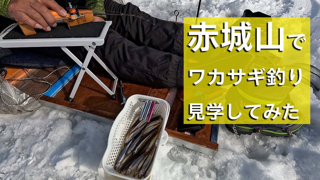 【はらさわ散歩】赤城大沼でワカサギ釣り見学