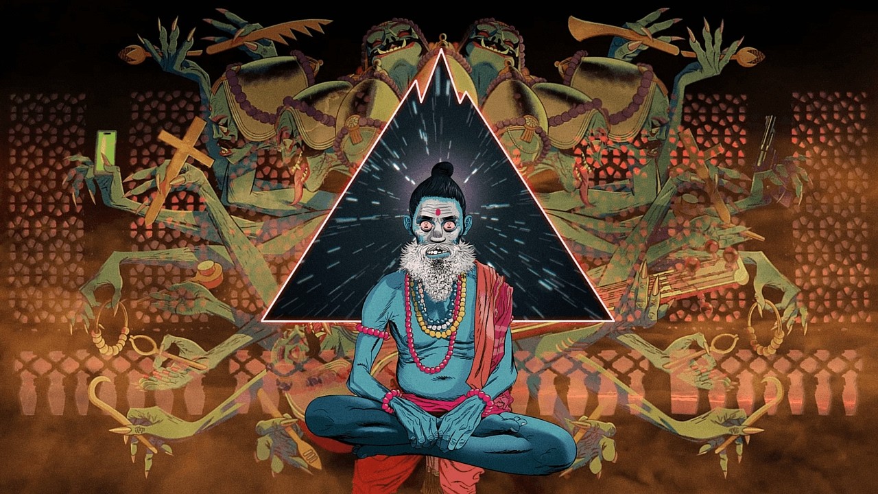 Gorillaz - The Plastic Guru ft. Johnny Marr and Anoushka Shankar (Visualiser)