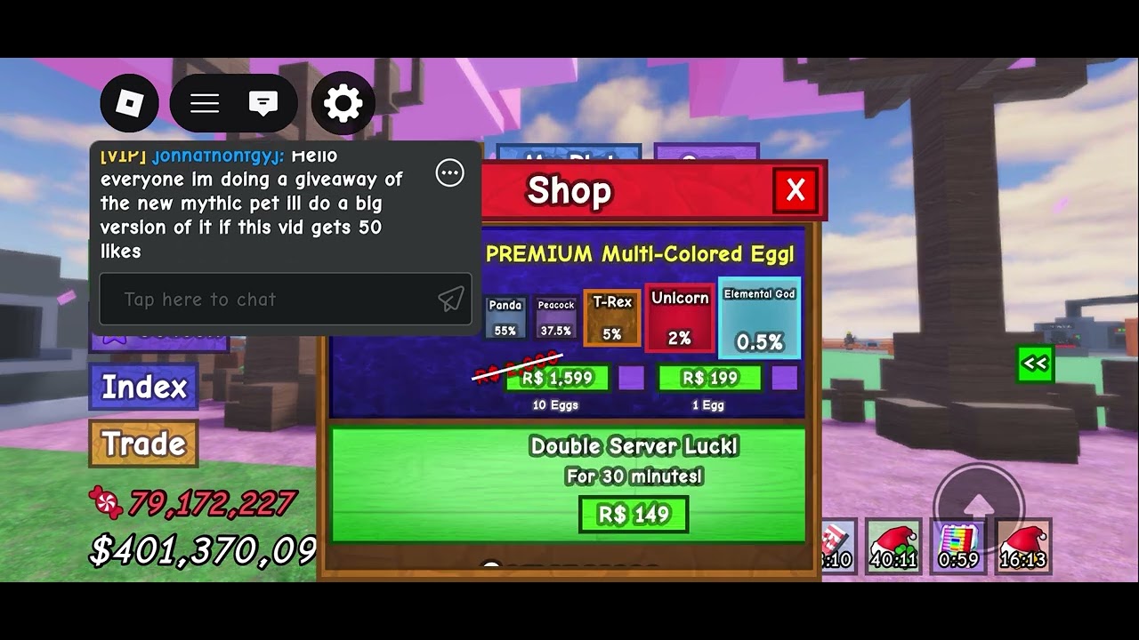 Hatching 500k event eggs