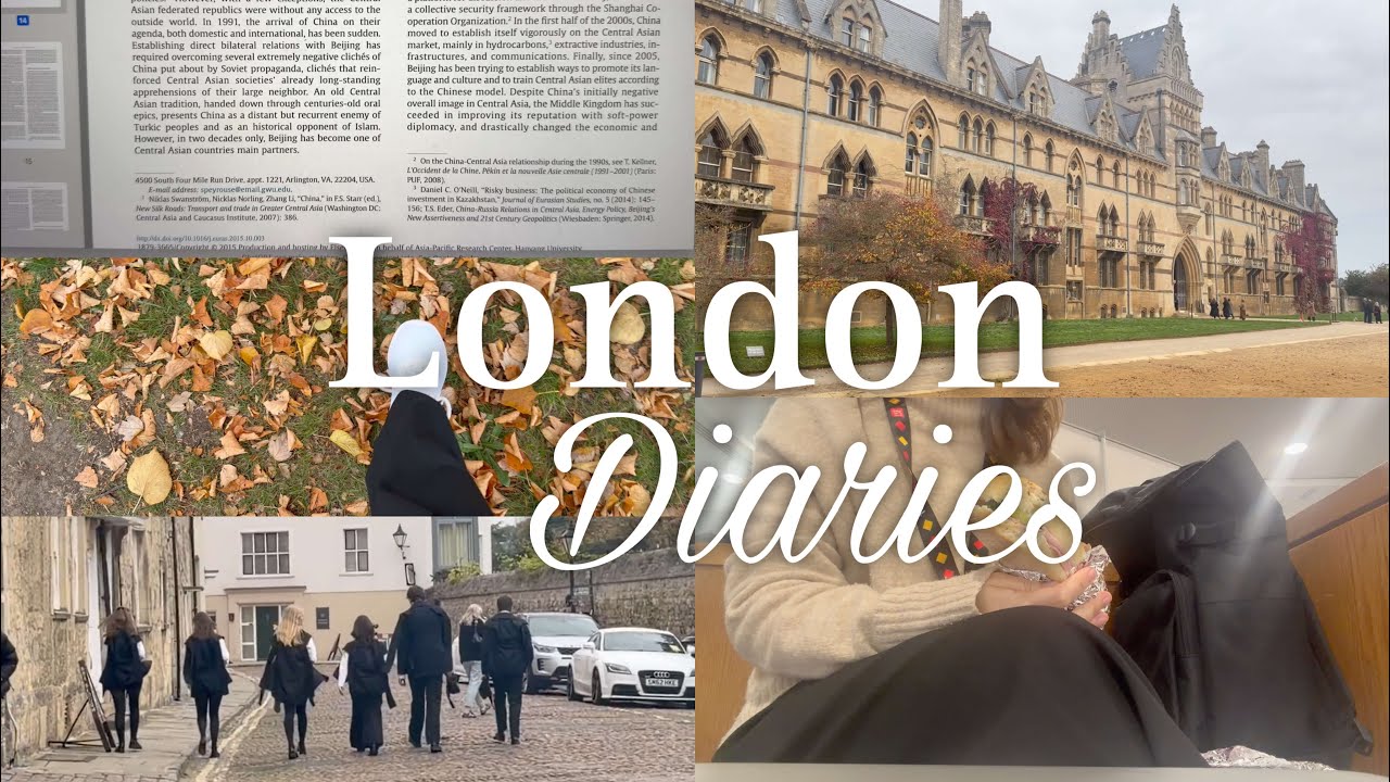 LONDON Diaries #5 | Master's student | AT Week3: Roller coaster of ups and downs, trip to Oxford