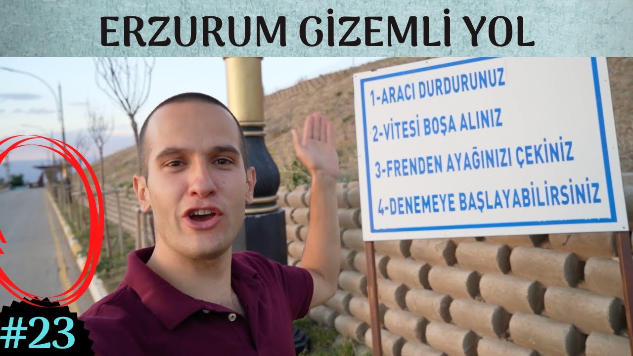 Erzurum GİZEMLİ YOL'un sırrı ÇÖZÜLDÜ !!