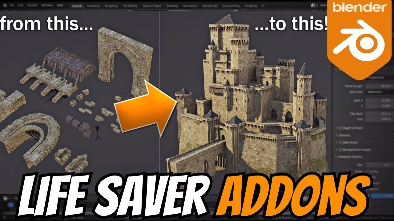 🔥 BEST Blender 3D Addons in 2023 FREE and Paid