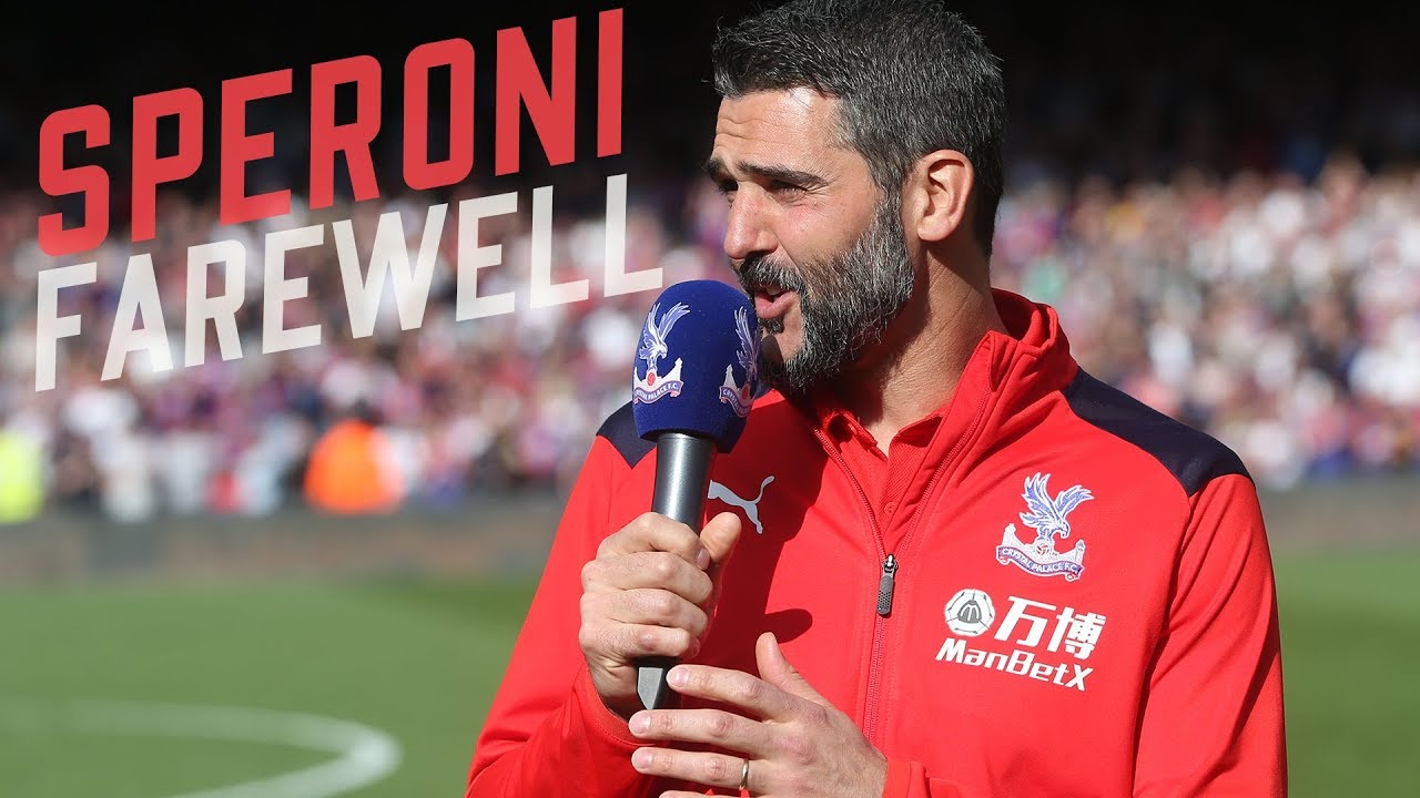 Julian Speroni final goodbye to Selhurst Park