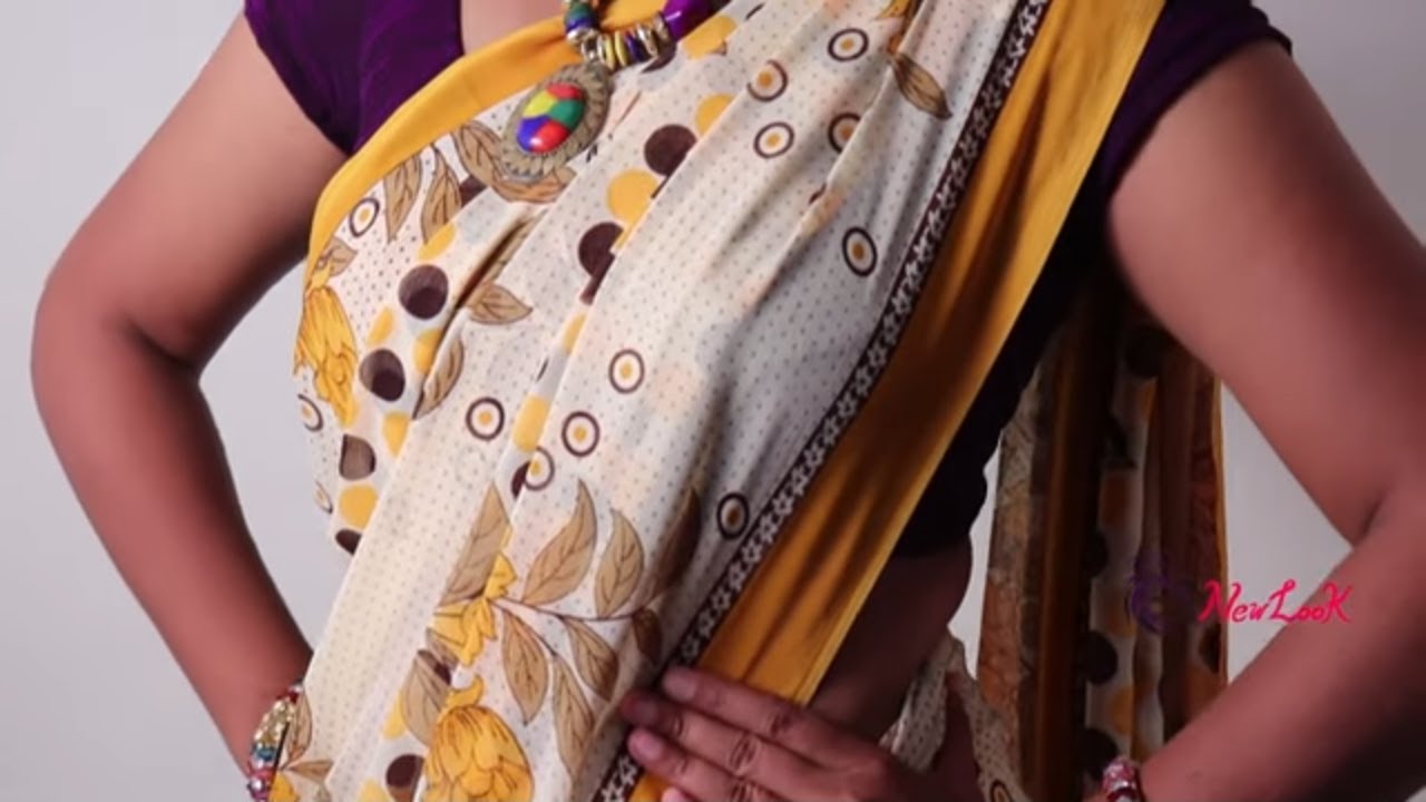 5 MINUTES SAREE DRAPING TUTORIAL - New Look
