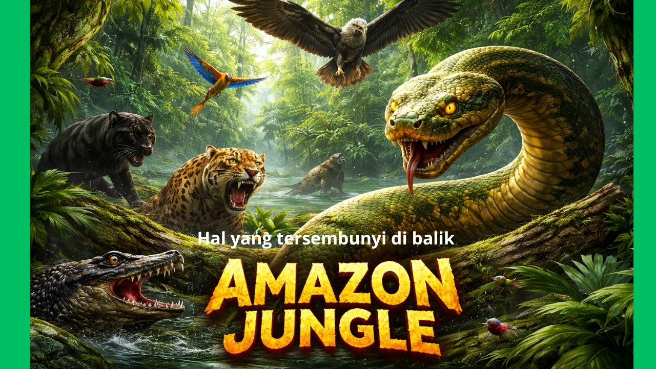 Kalian Fikir Amazon Hanya tentang Hewan Buas?_Fakta Yang Jarang Disadari