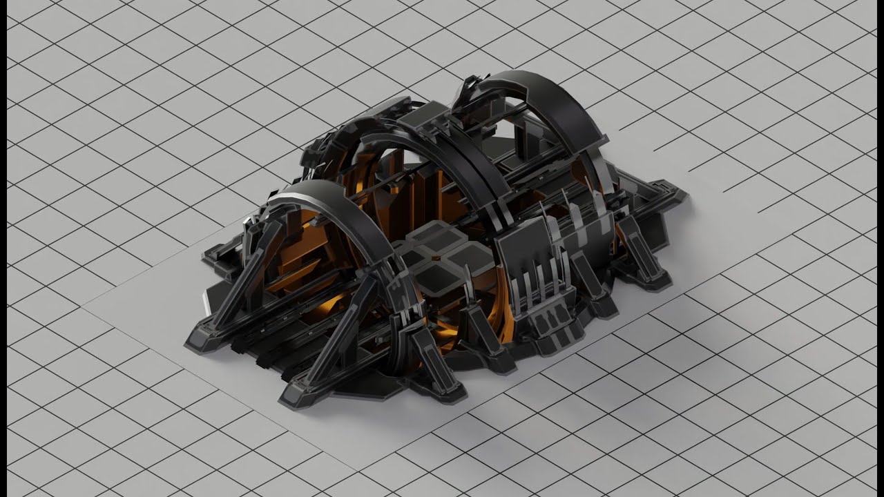 Sanctuary: Shattered Sun - T1 T2 T3 Land Factory (The Guard Faction) Concept Art