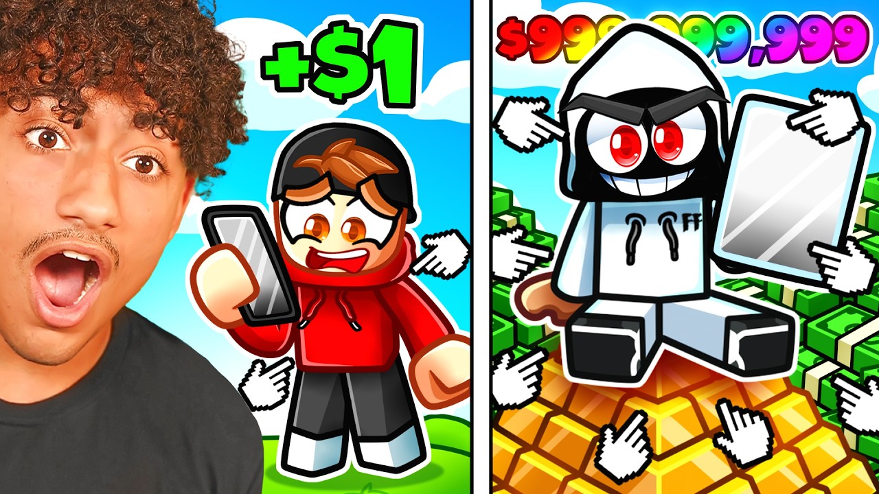 ROBROS TAP TO GET RICH IN ROBLOX!