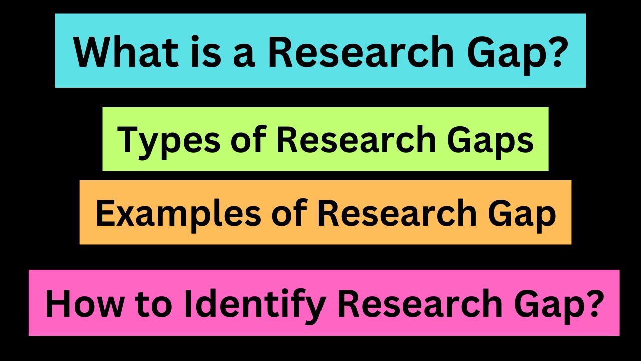 What is a Research Gap | types | examples | How to Identify Research Gap
