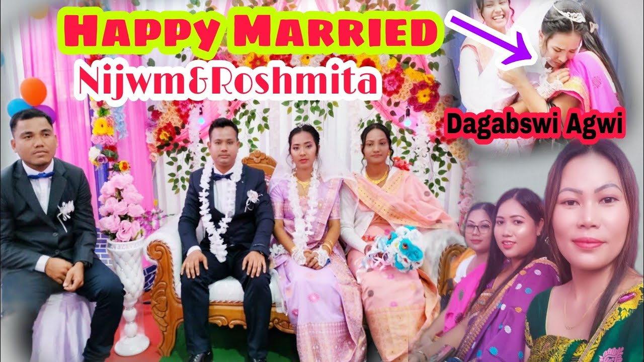 Nijwm wed's Roshmita Bodo Christian wedding  At Malivita@nichanborgoyary