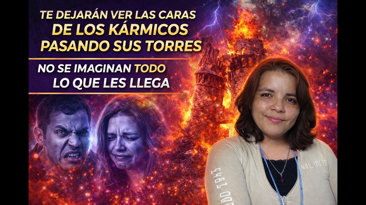 TE DEJARÁN VER LAS CARAS DE LOS KÁRMICOS PASANDO SUS TORRES #lecturadetarot #lecturacartas #tarot