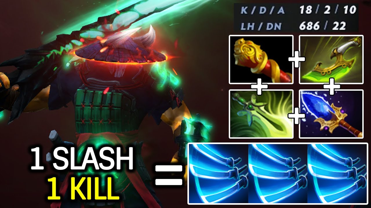 Juggernaut COMEBACK with UNREAL Slash Damage! Dota 2