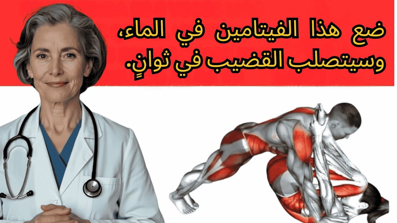 طبيب مسالك بولية: ضع هذا الفيتامين في مائك لتدفق الدم وانتصاب أقوى 300%