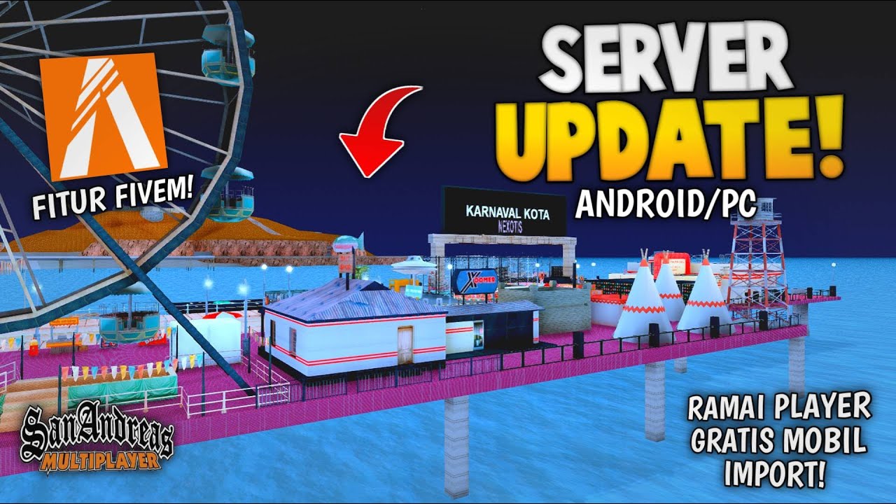 SERVER SAMP ROLEPLAY UPDATE FITUR FIVEM MODERN FRESH !! REVIEW SERVER GTA ROLEPLAY INDONESIA