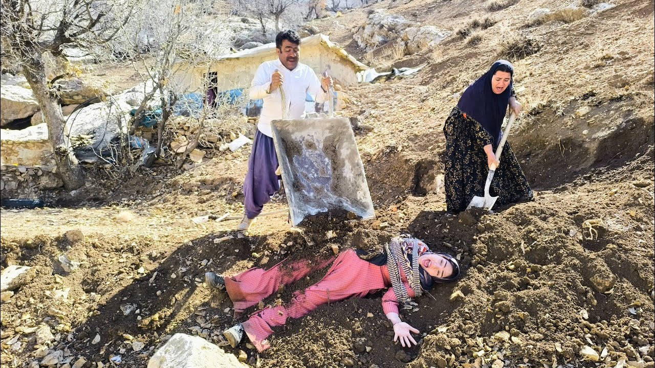 The brave action of the first wife and her husband to get rid of the evil second wife