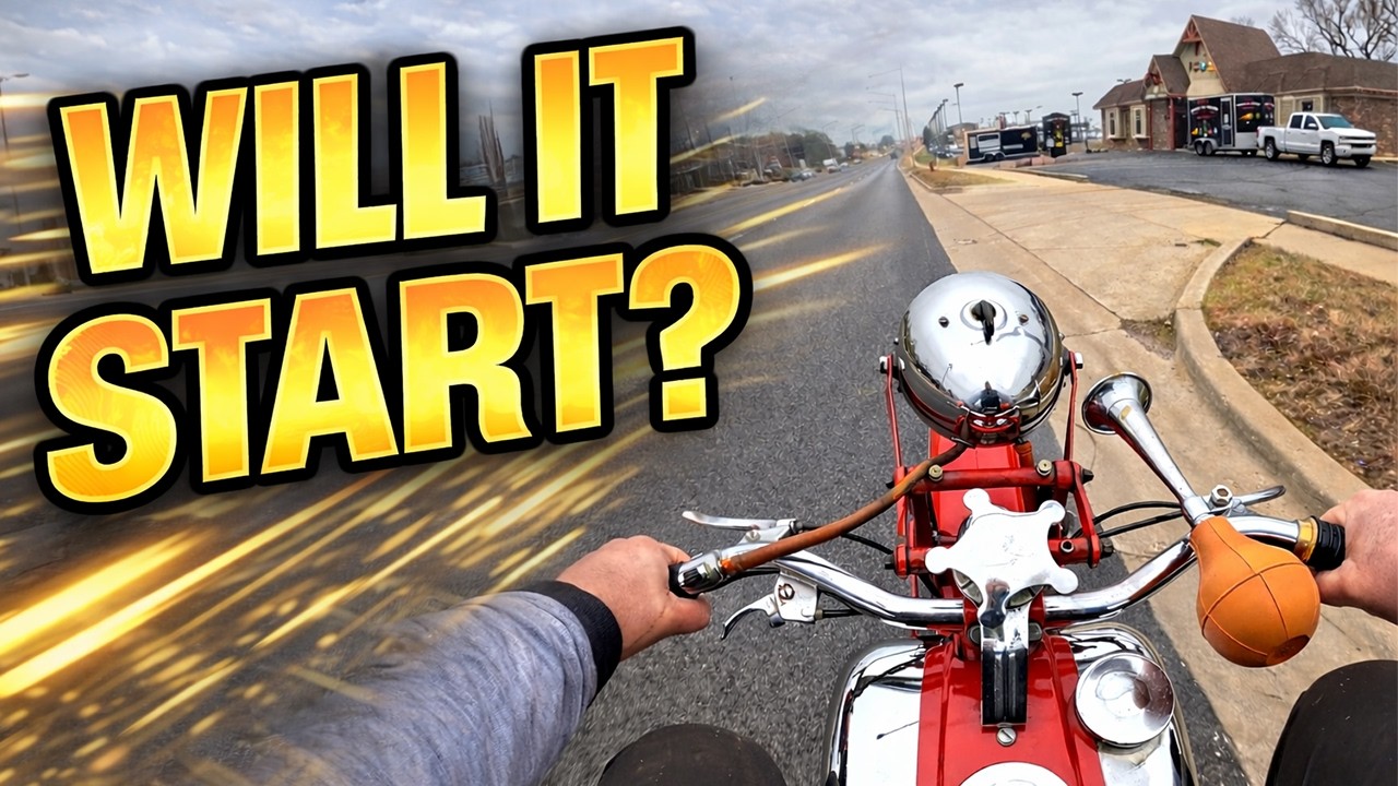Will This Rare 1937 Jawa 250 Special Start? | POV Ride