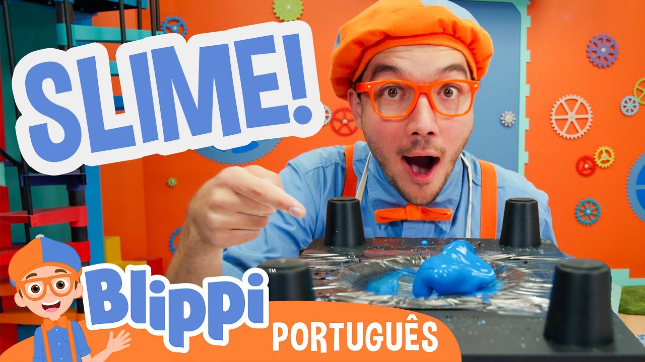 Blippi Aprende a Fazer Slime! | Episódios Completos | Blippi em Português | Vídeos Educativos