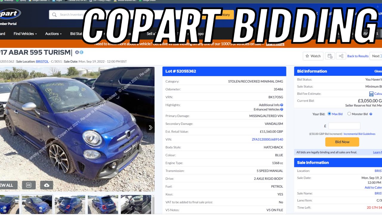 Copart Bidding Again For A Bargain Car Flip
