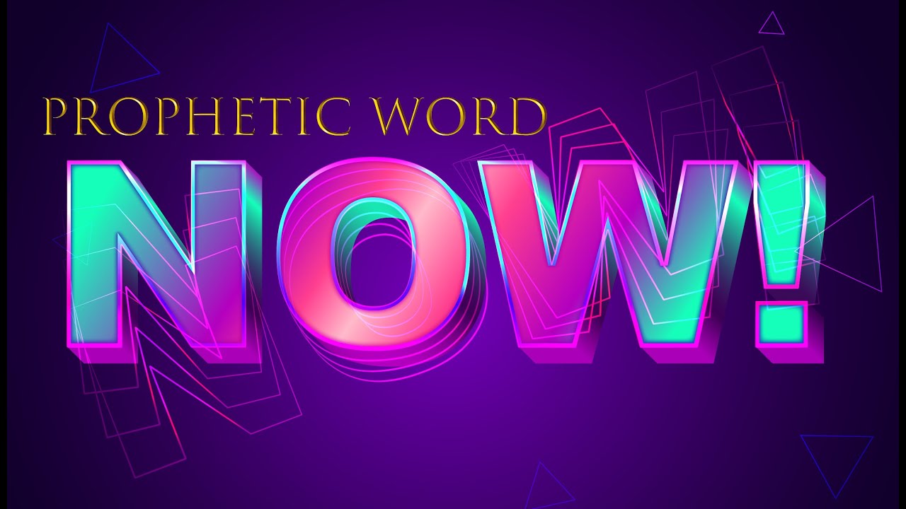 Prophetic Word // Now is your time!