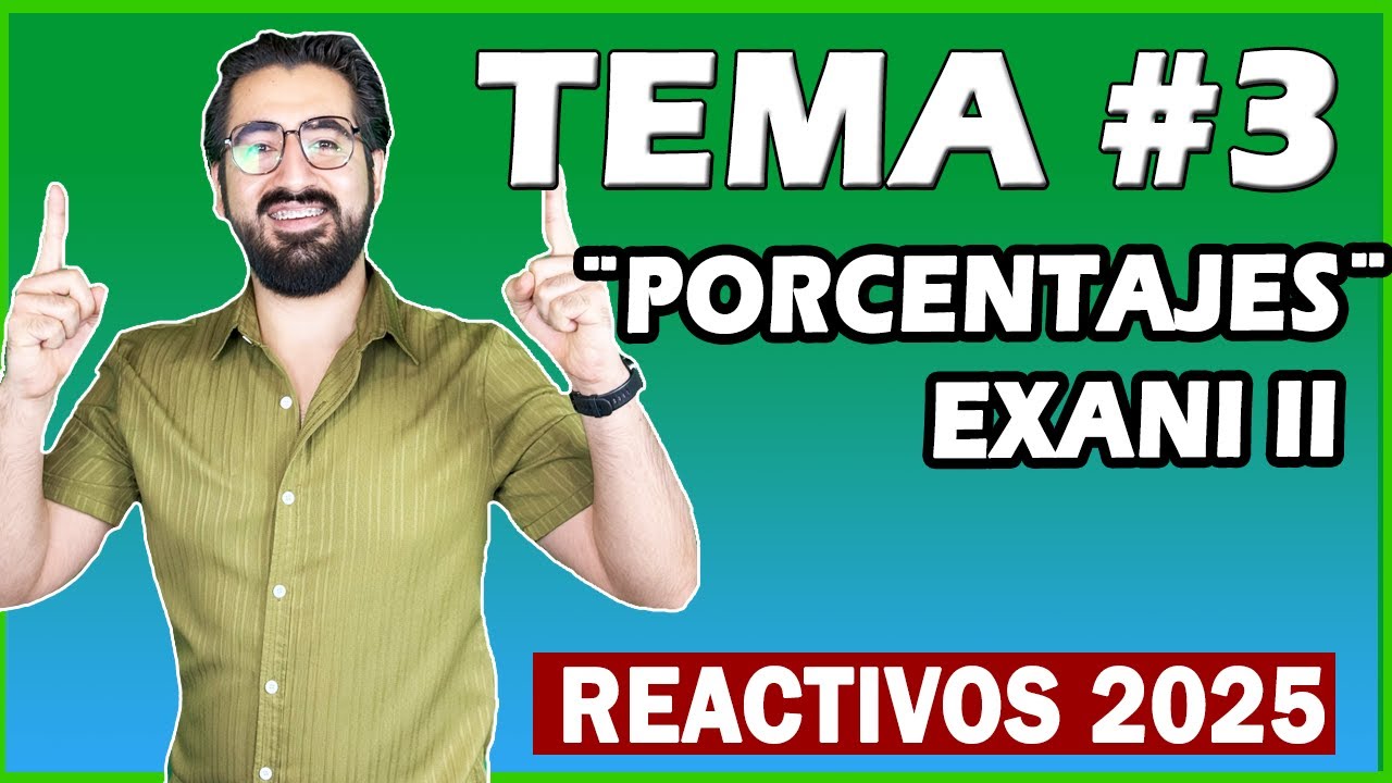 🔴 EN VIVO: Porcentajes desde CERO 🎯 (EXANI II 2025)