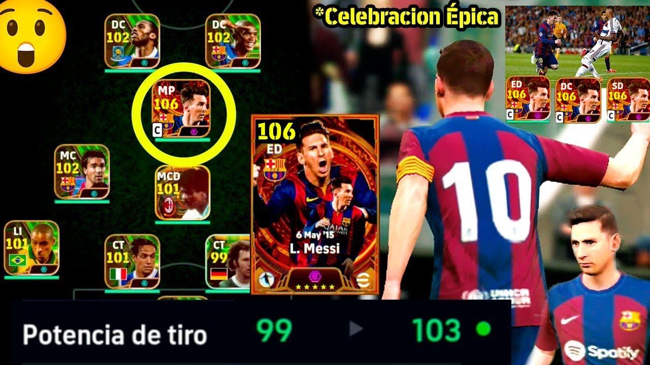 🥵 Вот как играет «Месси Биг Тайм 106 в Барселоне 2015». Стоит ли оно того? | eFootball Mobile