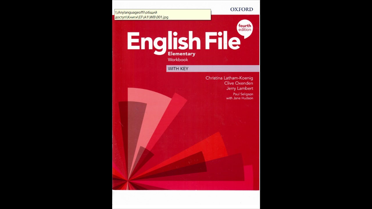 LISTENING English File 4e Elementary WB 1.3
