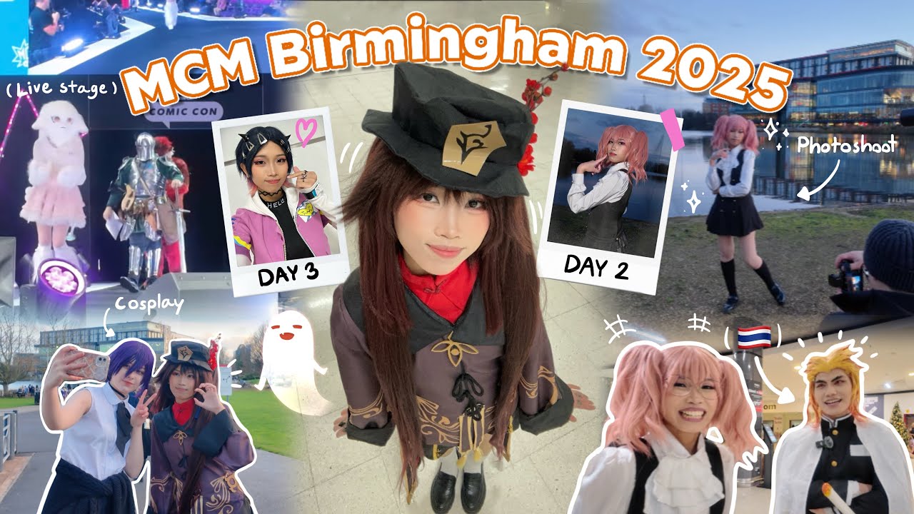 MCM Birmingham 2025 Vlog | 3-Day Convention & Cosplaying in the UK Winter ❄️