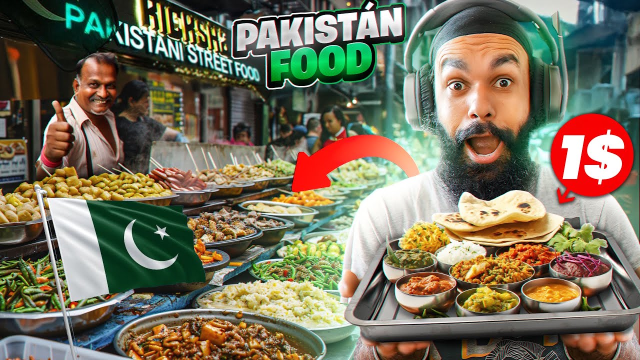 FIRST TIME TRYING PAKISTANI STREET FOOD 😋