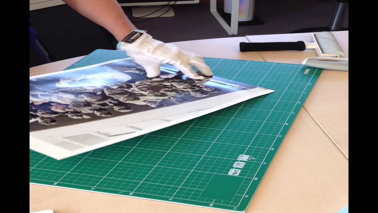 Bildveredelung auf Aluplatte