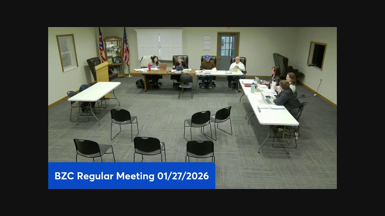 BZC Regular Meeting 01/27/2026
