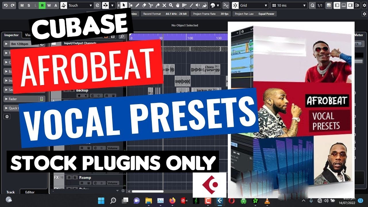 (FREE} CUBASE VOCAL MIXING TEMPLATE FOR ALL CUBASE VERSION  (STOCK PLUGIN ONLY)🌊🌊⚡