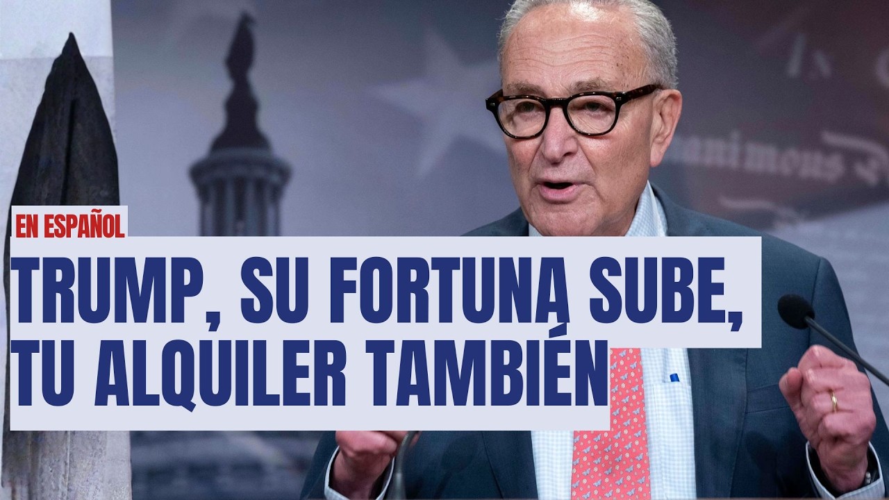 ¡DURÍSIMO! Schumer destroza a Trump: 'Costos, Caos y Corrupción'