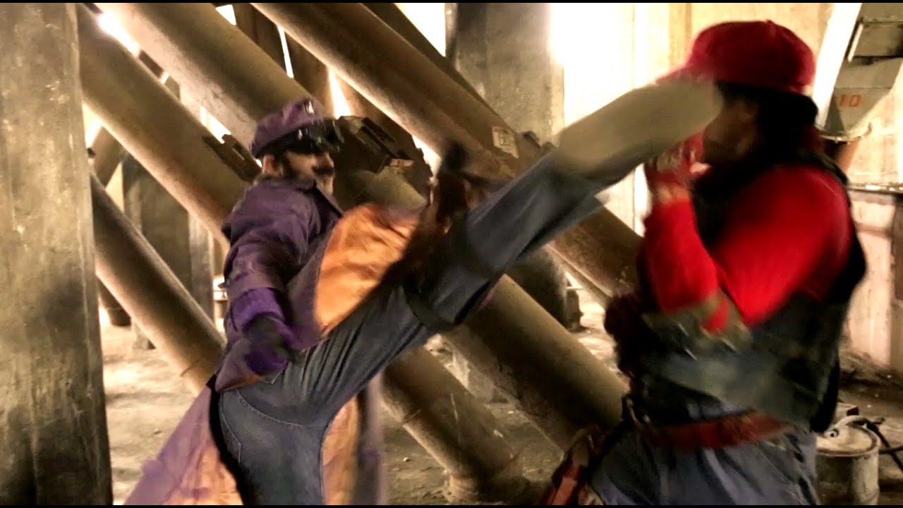 Martial Arts Beatdown: Mario vs. Waluigi (stuntpeople)