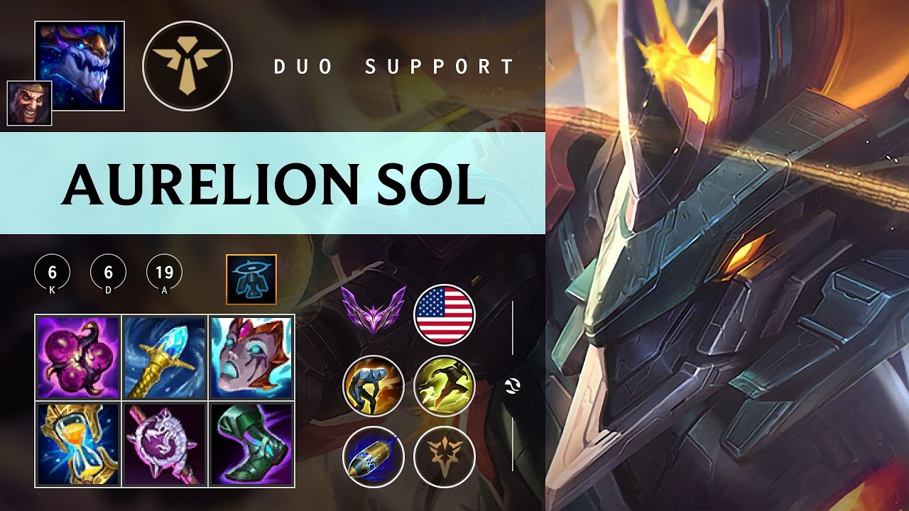 Aurelion Sol Support vs Elise - NA Master Patch 26.03