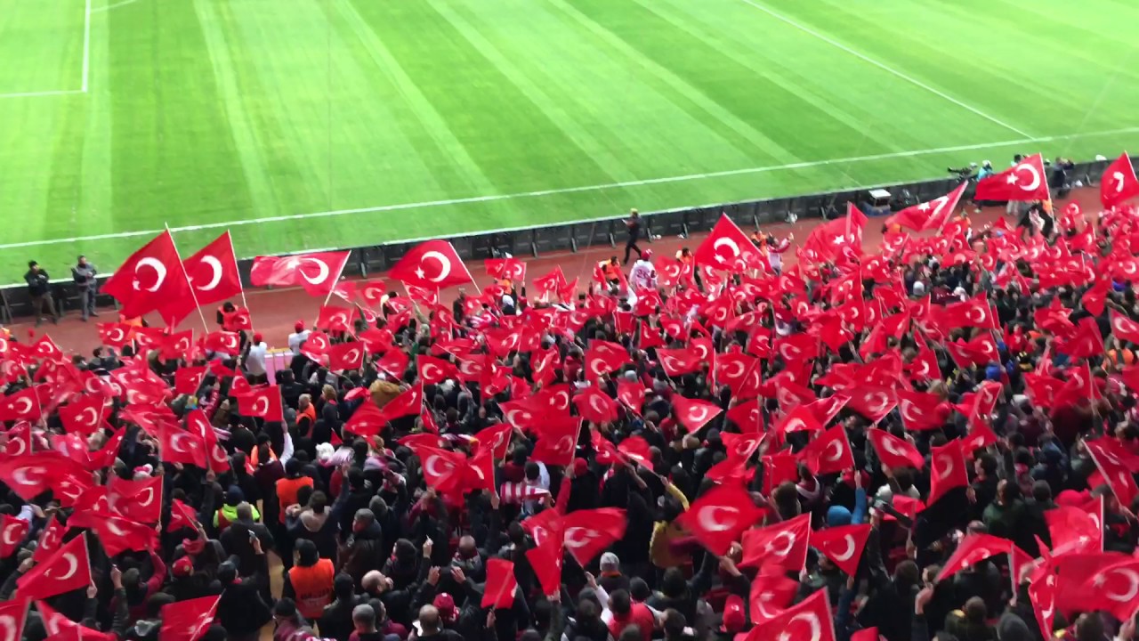 Türkiye taraftarından Espana